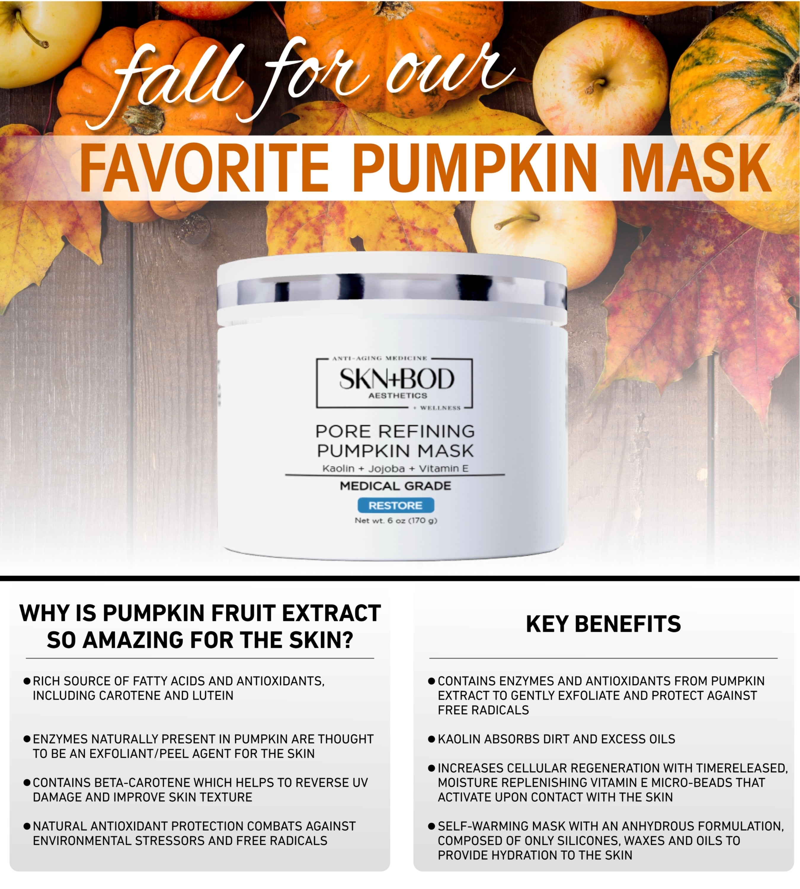 PORE REFINING PUMPKIN MASK