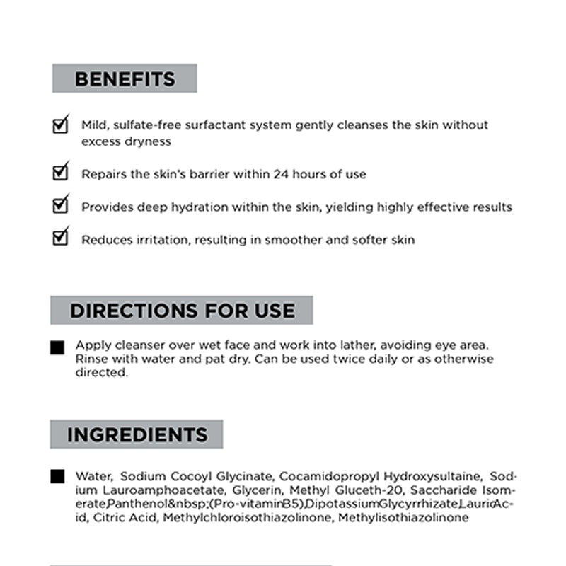 GENTLE FOAMING CLEANSER